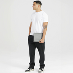 Nardo Grey Saffiano Travel Bag