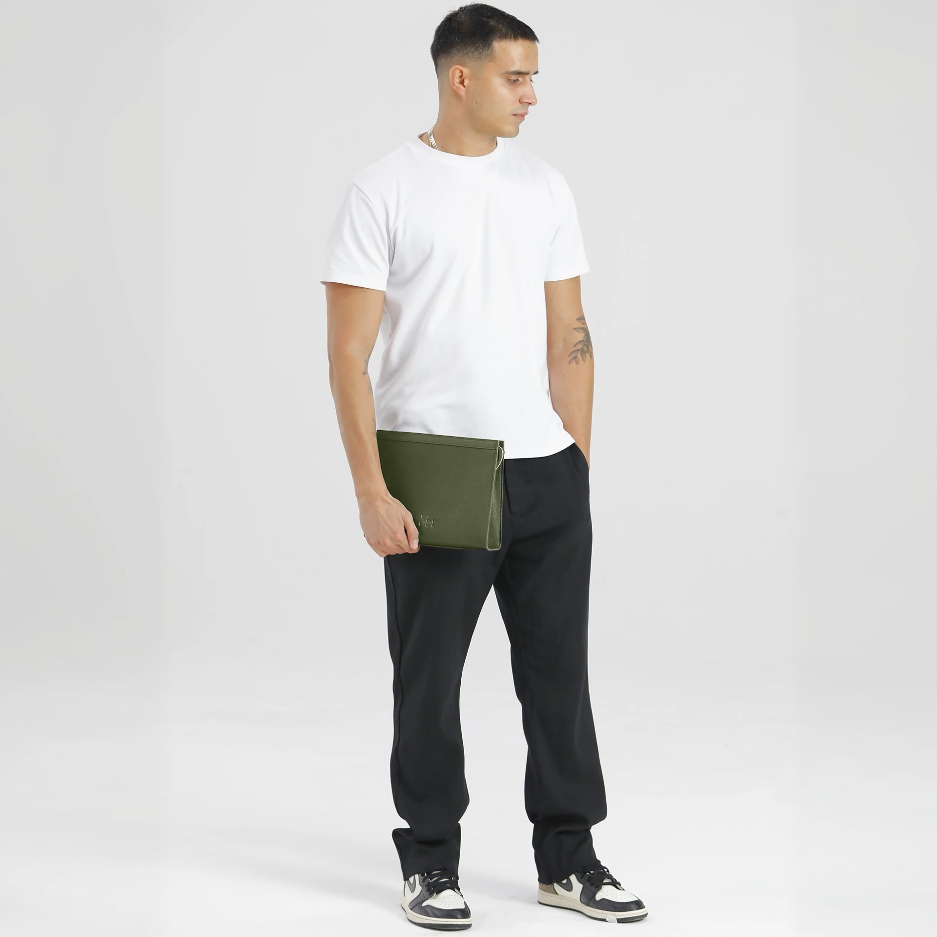 Olive Saffiano Travel bag