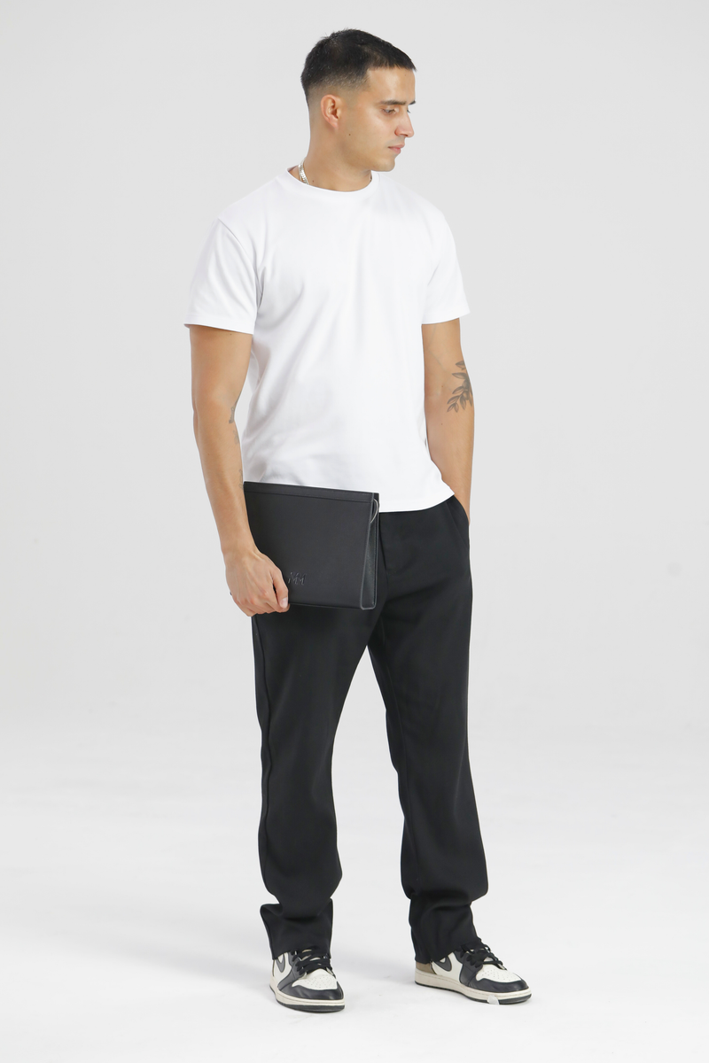 Black Saffiano Travel Bag