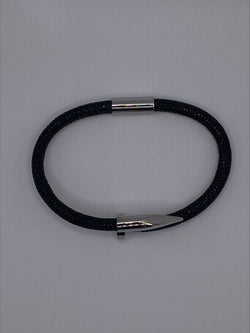 Black/Silver Stingray Nail Bracelet