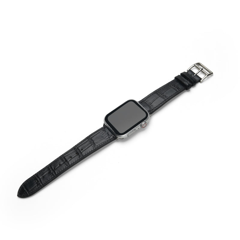 Black Apple Watch Strap (42/44mm) - Matte Finish