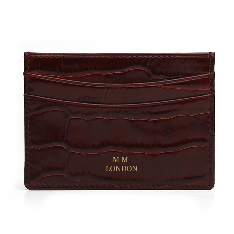Burgundy Card Holder