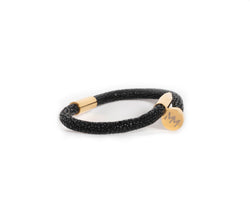 Black/Gold Stingray Nail Bracelet