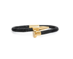 Black/Gold Stingray Nail Bracelet