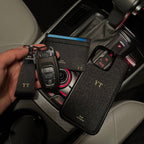 Black Saffiano Key Holder