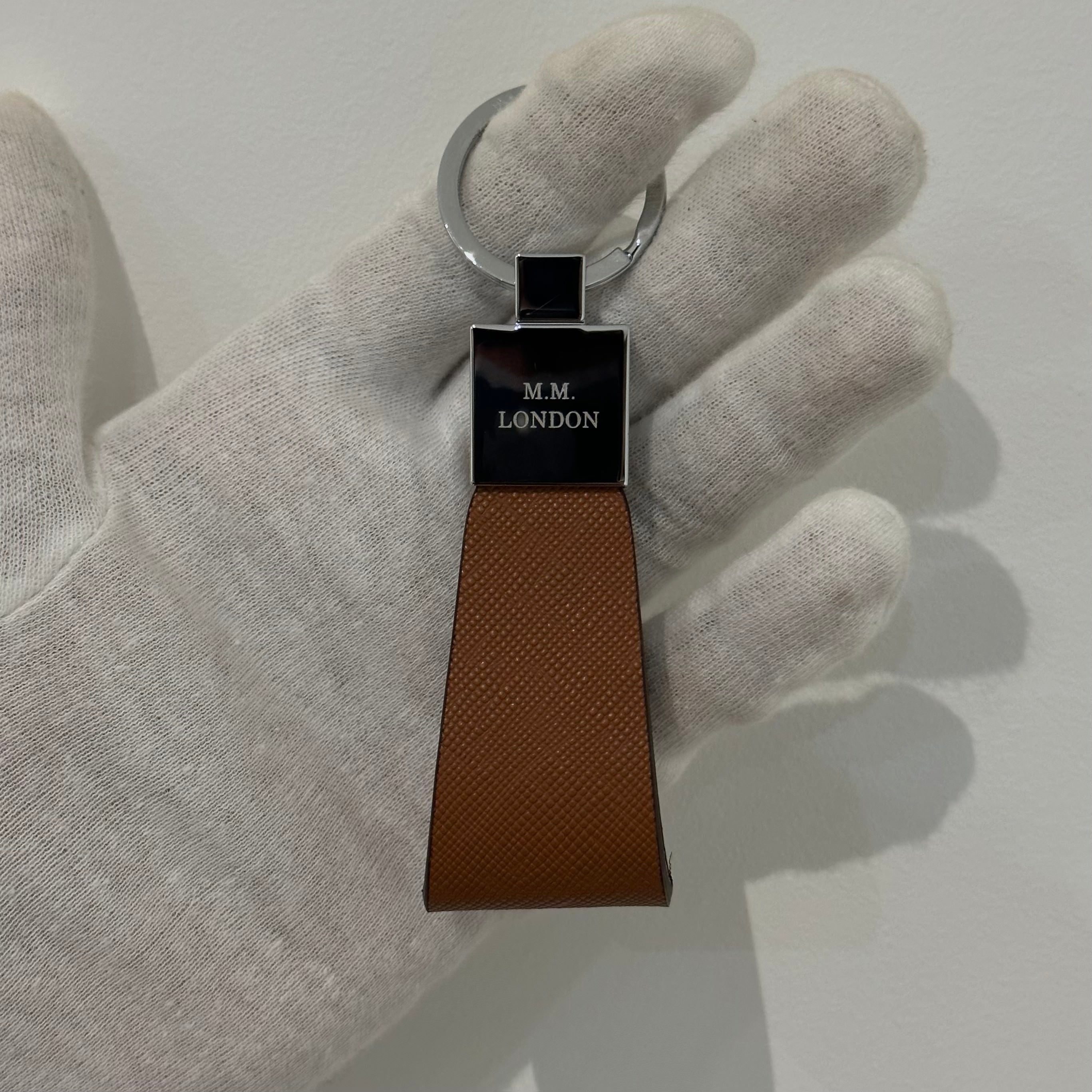 Brown Saffiano Key Holders