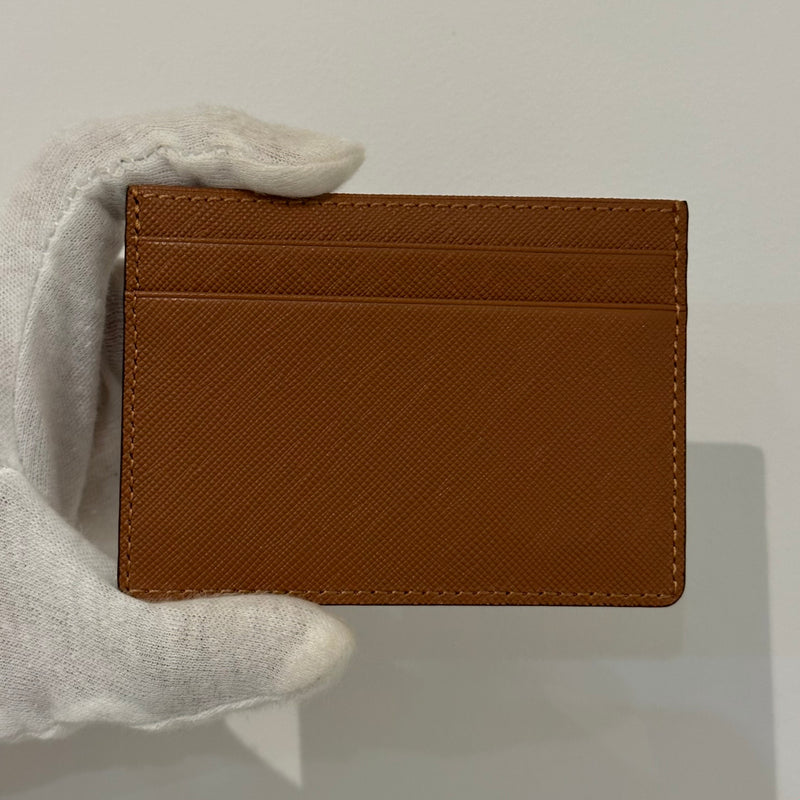 Brown Saffiano Card Holder