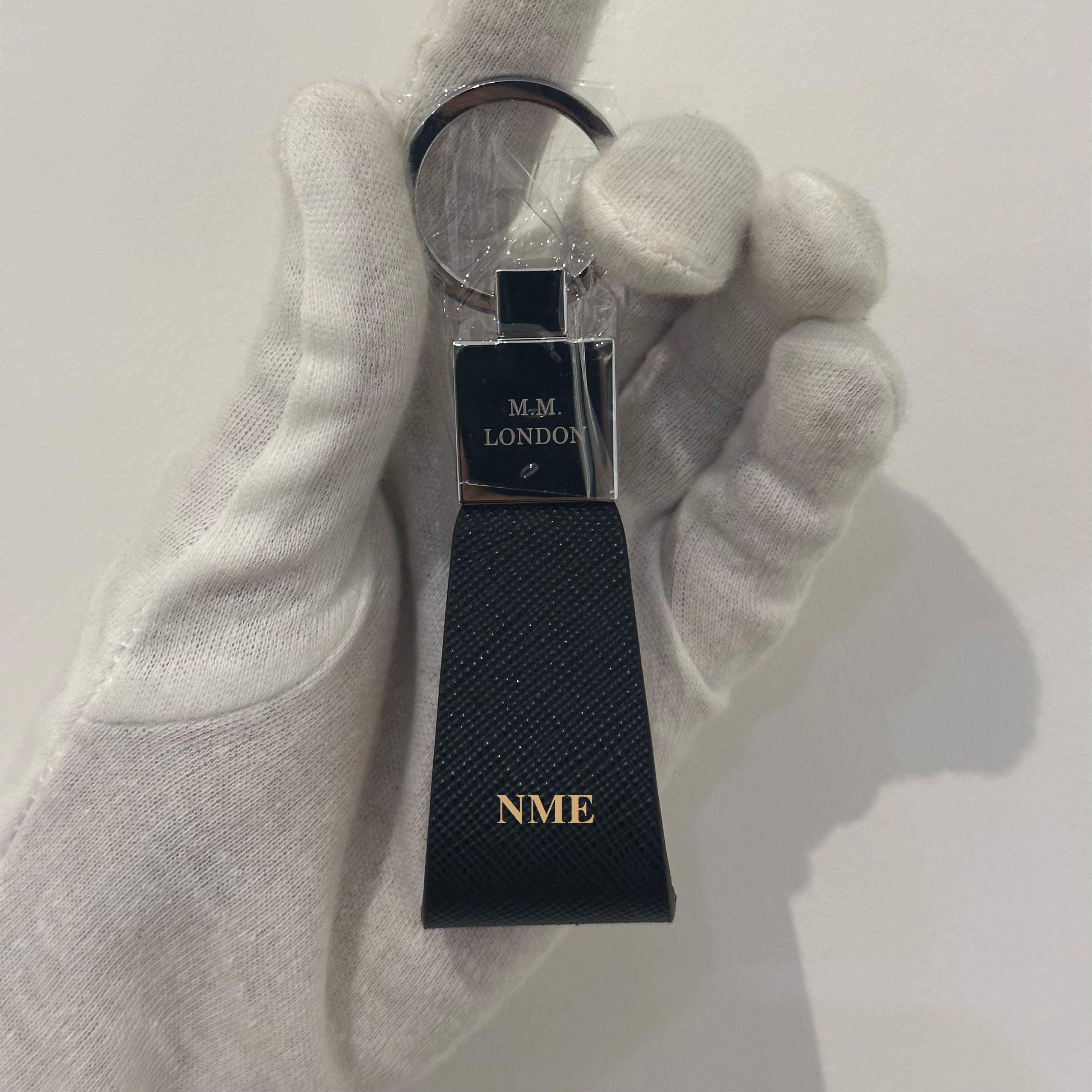 Black Saffiano Key Holder